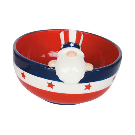 Uncle Sam Gnome Snack Bowls