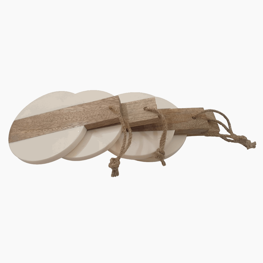 Mango Wood Mini Board/Coasters - Set of 4