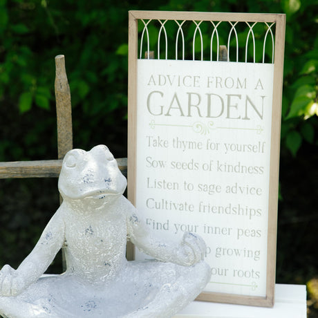 Advice From a Garden Sign