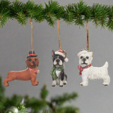 Canine Christmas Ornaments (Each Sold Separately)