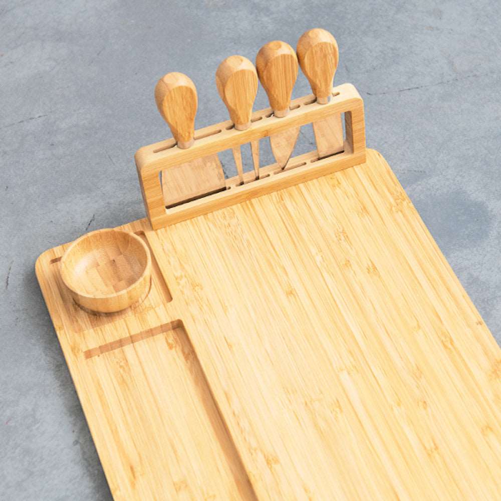Cutting Board/Cheese Knife Set