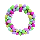 Bright Easter Egg Wreath