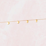 Gold Circle Choker Necklace