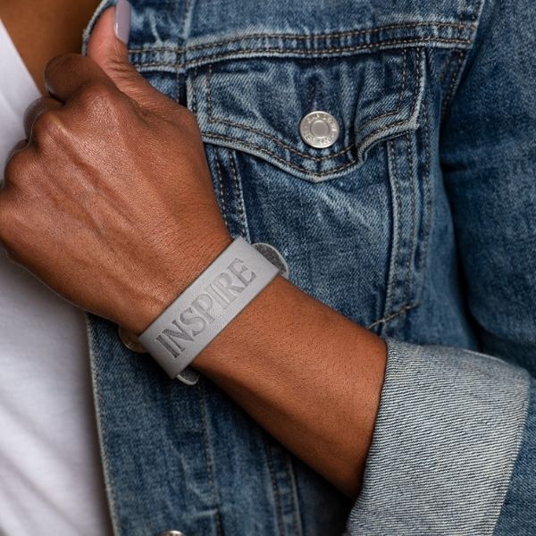 Inspire Leather Snap Bracelet