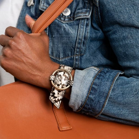 Snakeskin Ring Cuff Bracelet