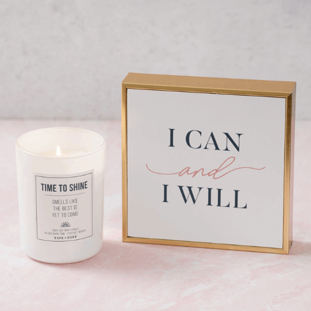 I Can and I Will Quotable Canvas