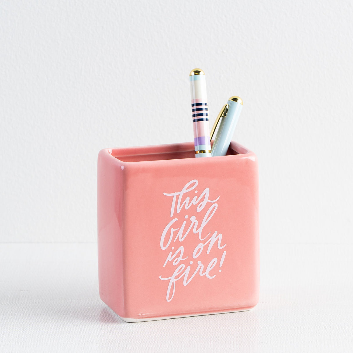Girl on Fire Bud Vase