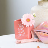 Girl on Fire Bud Vase