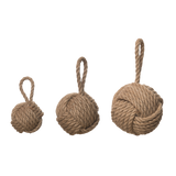 Jute Hanging Knots - Set of 3
