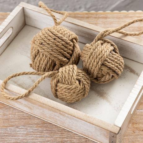 Jute Hanging Knots - Set of 3