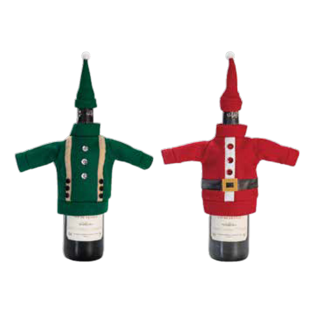 Gnome Wine Bottle Toppers - Set of 2