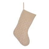 Knit Winter Stockings (Gray, Cream or Red)