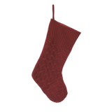 Knit Winter Stockings (Gray, Cream or Red)
