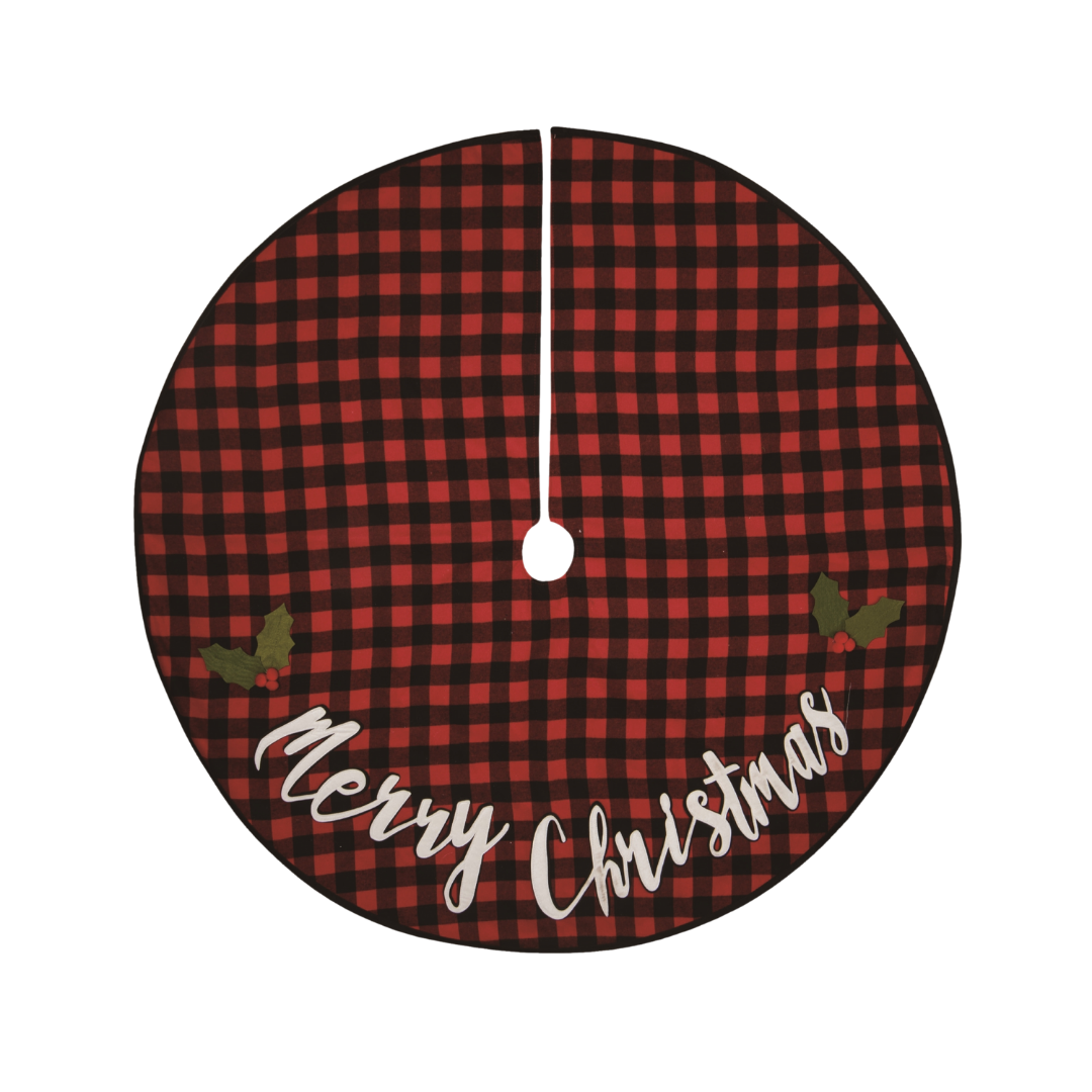 Buffalo Check Tree Skirt