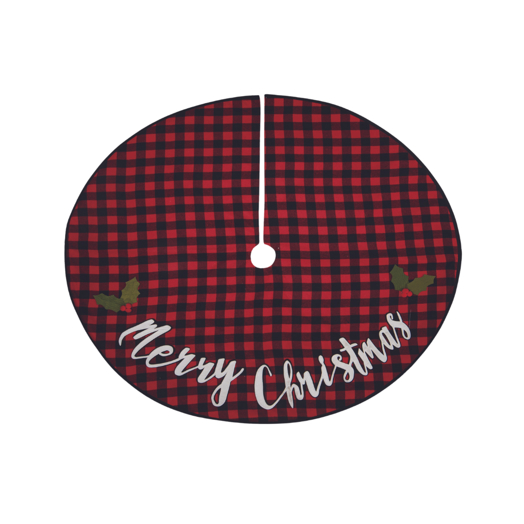 Buffalo Check Tree Skirt