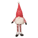 Plush Striped Gnome Sitter (Red or Green)