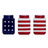 Square Patriotic Containers