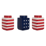 Square Patriotic Containers