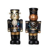 The Spooktacular Sentinels – Light-Up Halloween Nutcracker Duo