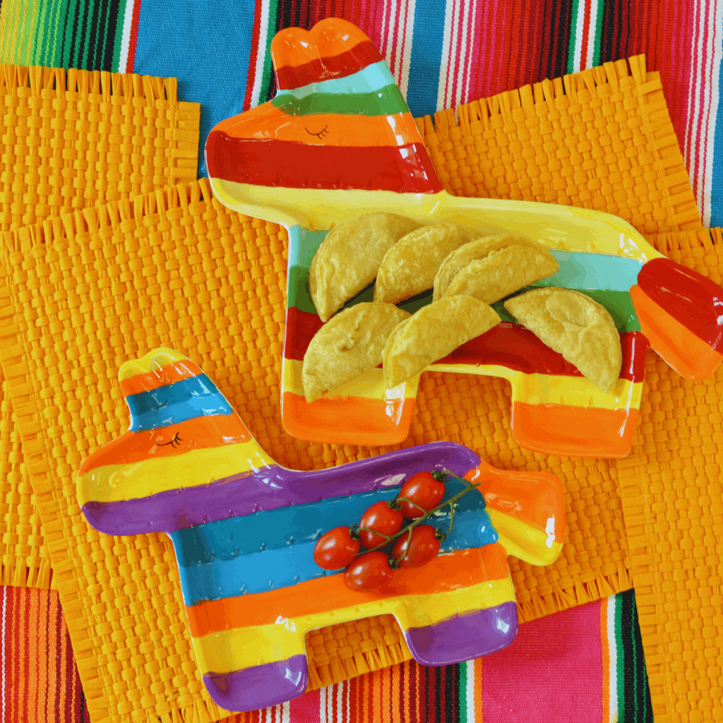 Peppy Pinata Platter - Set of 2