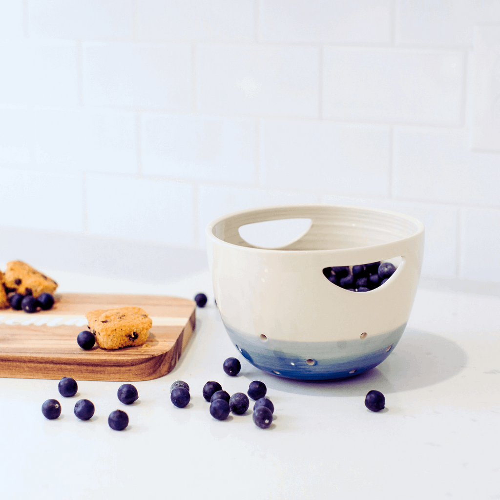 Gather Stoneware Artisan Strainer