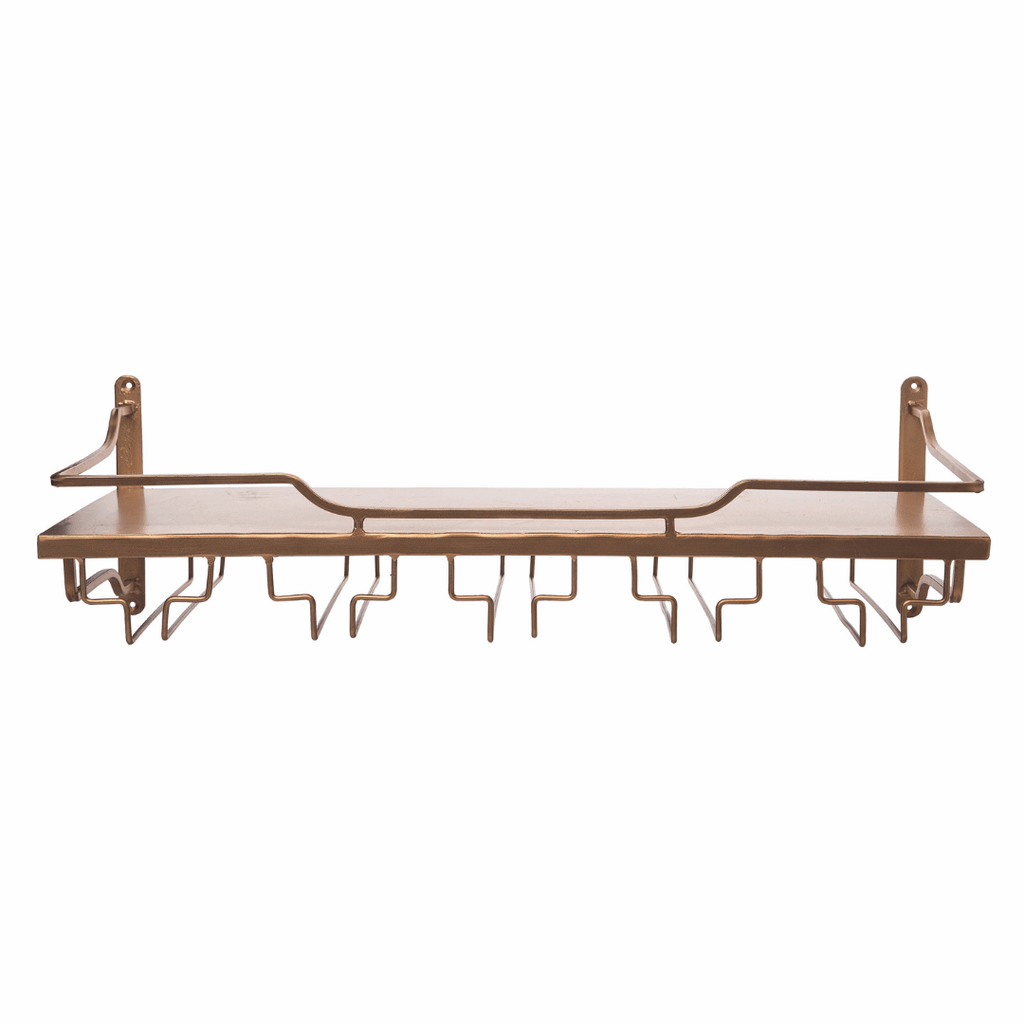 Gorgeous Gold Wine Rack Shelf