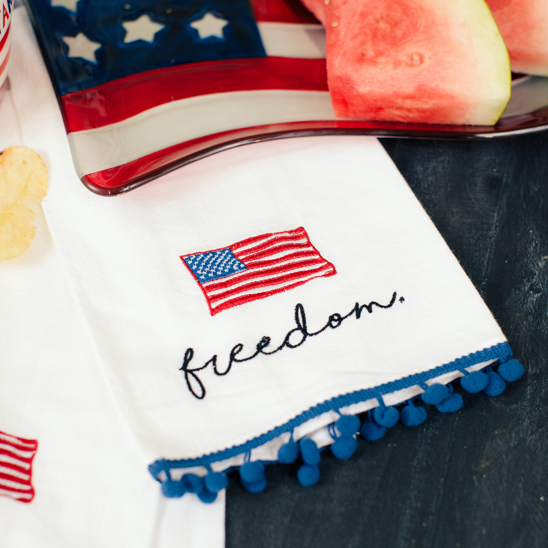 Patriotic Decor, Kitchen Towel Set, 4th of July Kitchen Decor