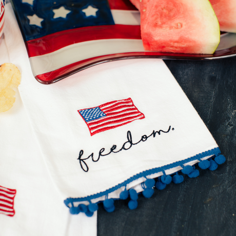 Freedom and Home Patriotic Tea Towel Set