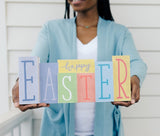 Double Your Decor Easter/Spring Word Block Decor