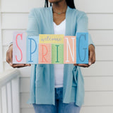 Double Your Decor Easter/Spring Word Block Decor