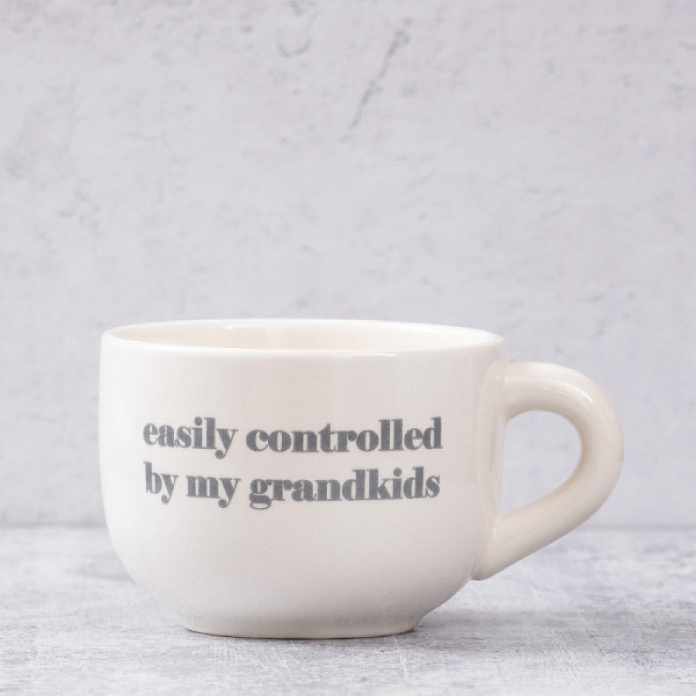 Easily Controlled By My Grandkids Cappuccino Mug