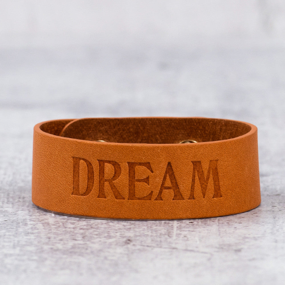 Dream Leather Snap Bracelet