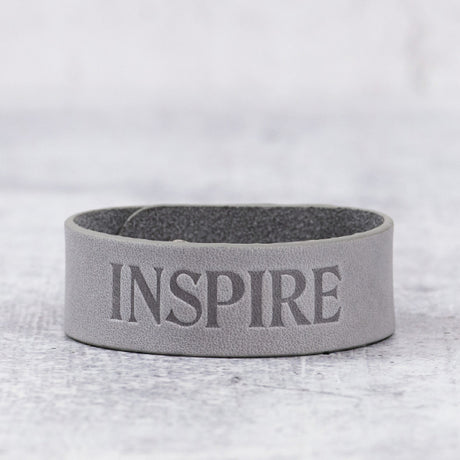 Inspire Leather Snap Bracelet