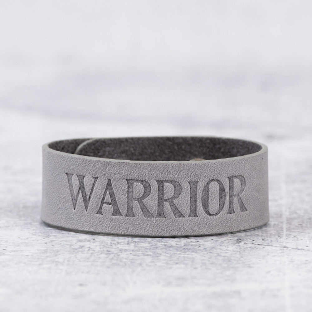Warrior Leather Snap Bracelet