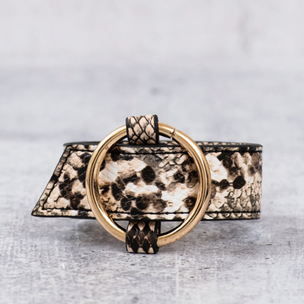 Snakeskin Ring Cuff Bracelet