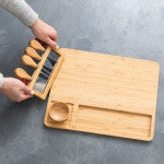 Cutting Board/Cheese Knife Set
