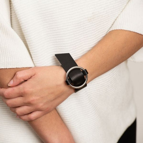 Black Cuff Bracelet