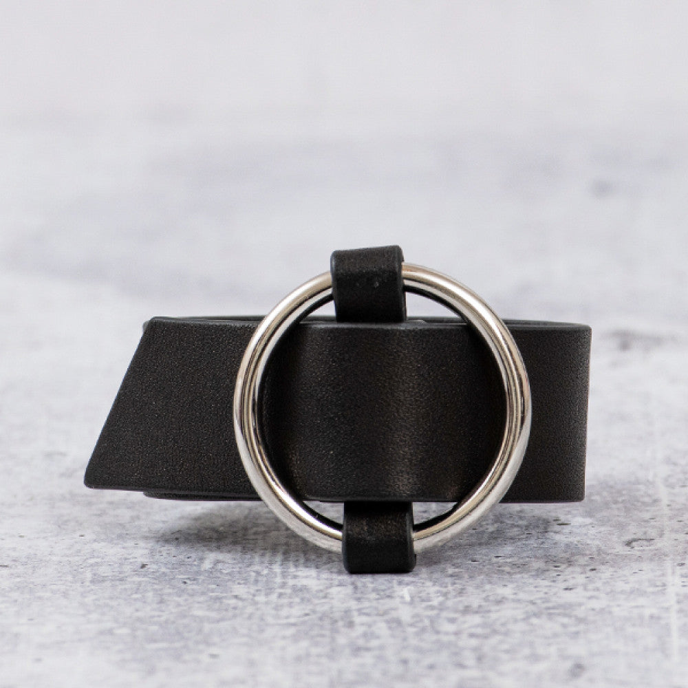 Mua MultiLayers Embossed Leather Cuff Bracelet Bangle Handmade Wristband -  Black tại Magideal2 | Tiki
