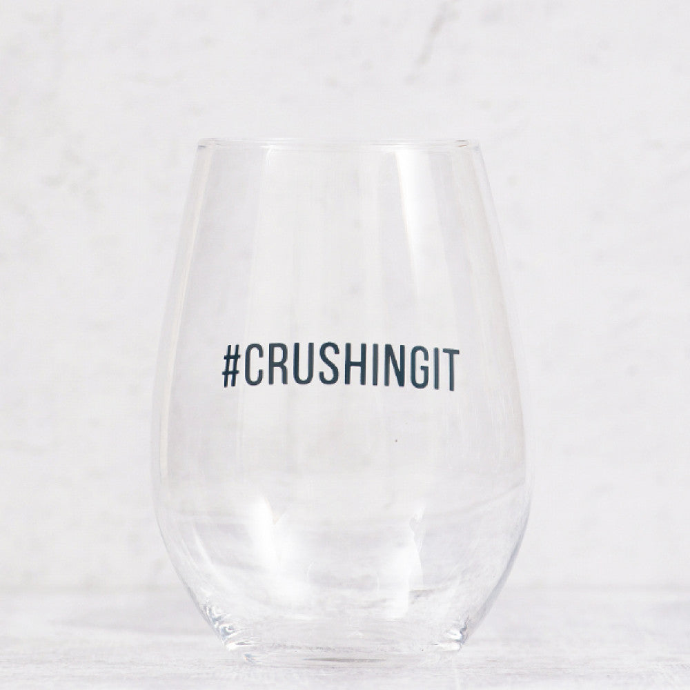#crushingit Wine Glass