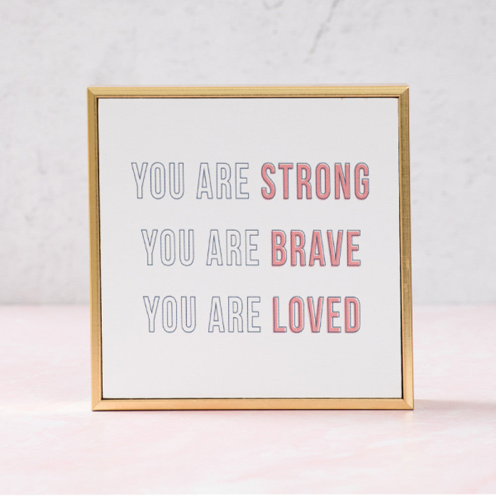 You Are Strong Quotable Canvas