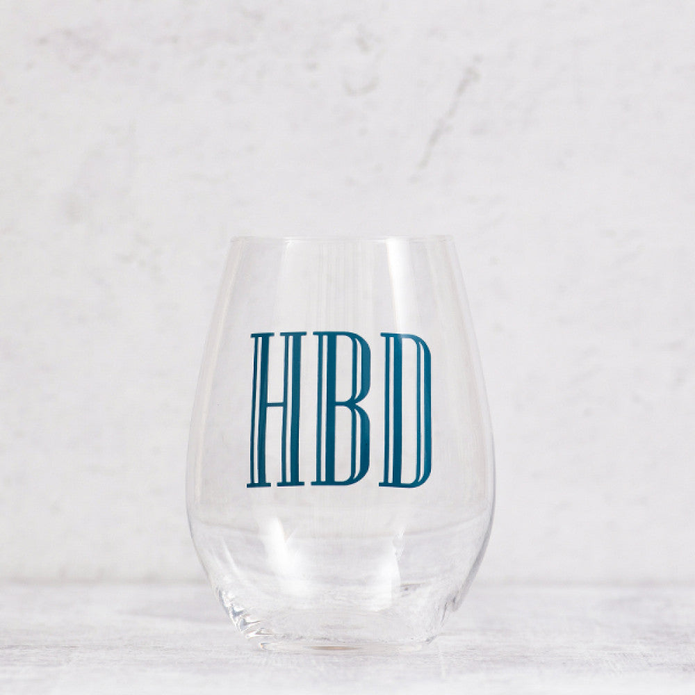 Classy HBD Wine Glass