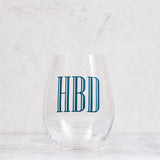 Classy HBD Wine Glass