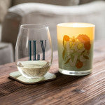 Classy ILY Wine Glass