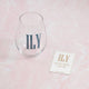 Classy ILY Wine Glass