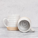 Hidden Message Heart Mug