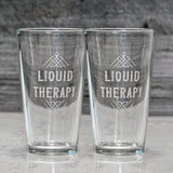 Liquid Therapy Pint Glass - Set of 2