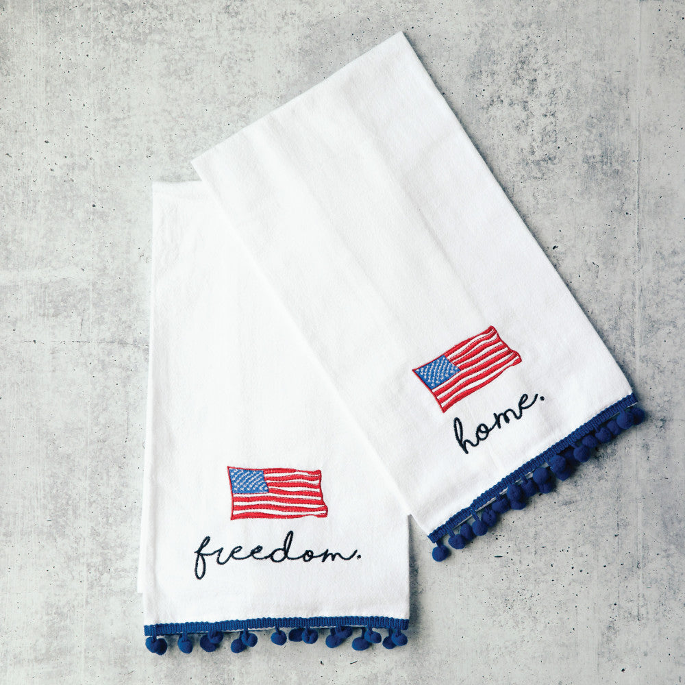 Patriotic hand towels sales