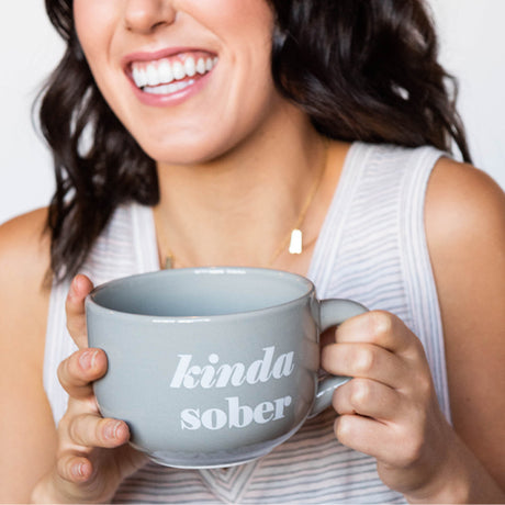 Kinda Sober Cappuccino Mug