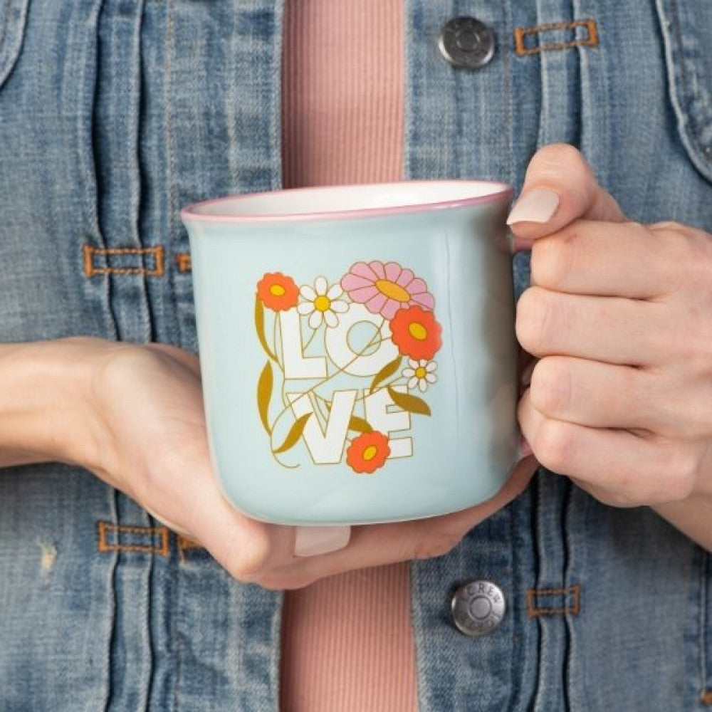 Corkcicle Coffee Mug - Rifle Paper Co. Lively Floral Cream - 16oz