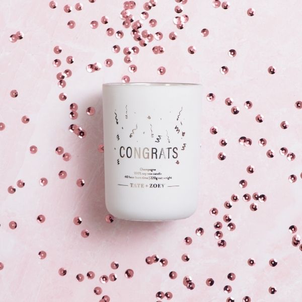 Congrats Candle